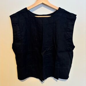 Madewell Black Sleeveless Blouse